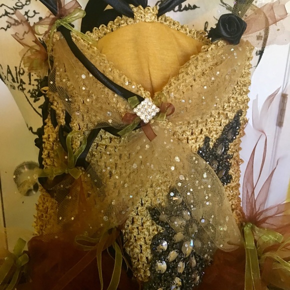 WOODLAND FAIRY couture tutu dress/costume - Picture 2 of 8